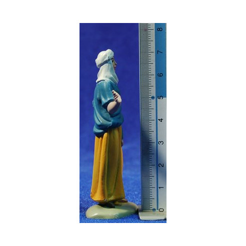 Pastora amb conill 8 cm plàstic Belenes Puig