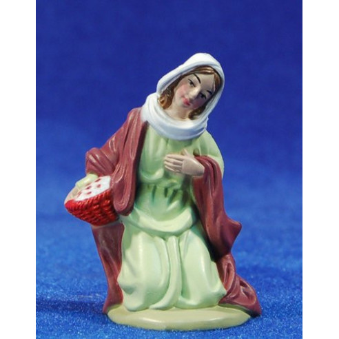 Pastora adorant 8 cm plàstic Belenes Puig