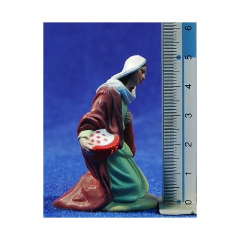 Pastora adorando 8 cm plastica Belenes Puig