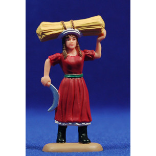 Pastora con hoz 7 cm plástico Belenes Puig