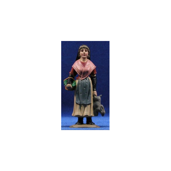 Pastora catalana cistell 10 cm plàstic Belenes Puig