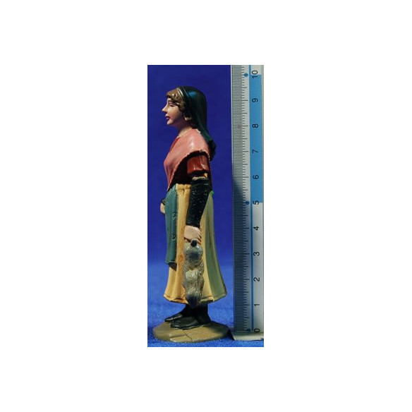 Pastora catalana cistell 10 cm plàstic Belenes Puig