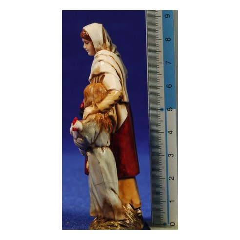 Woman emarased with girl 10 cm plastic Moranduzzo - Landi 700 ebraic