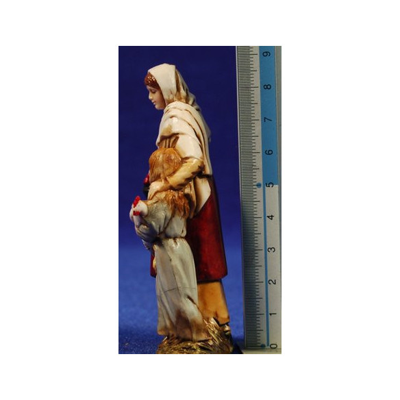Woman emarased with girl 10 cm plastic Moranduzzo - Landi 700 ebraic