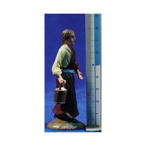 Pastora con cubo 8 cm plástico Belenes Puig
