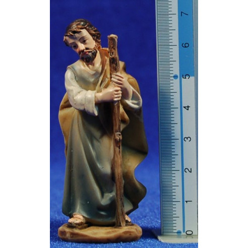Natività con i re magi e pastore 7 cm resina