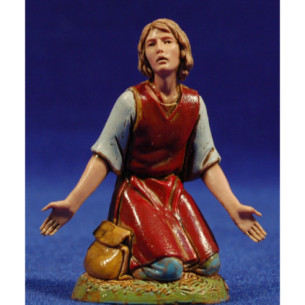 Pastora adorando con brazos abiertos 10 cm plástico Moranduzzo - Landi estilo 700