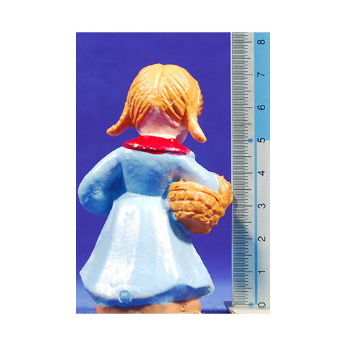 Woman modern with bucket modern 8 cm plastic Belenes Puig