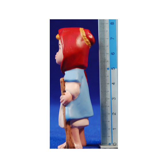 Pastora moderna con bastone 8 cm plastica Belenes Puig