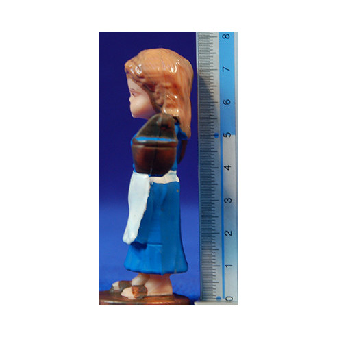 Pastora moderna con secchii 8 cm plastica Belenes Puig