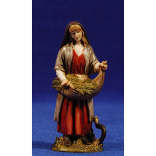 Pastora segadora 10 cm plàstic Moranduzzo - Landi estil ebraic
