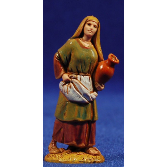 Pastora amb ànfora 6,5 cm plàstic Moranduzzo - Landi estil ebraic