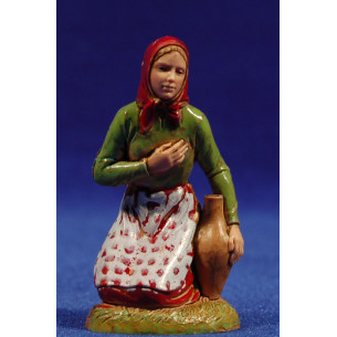 Woman addoring with amphora 10 cm plastic Moranduzzo - Landi 700 style