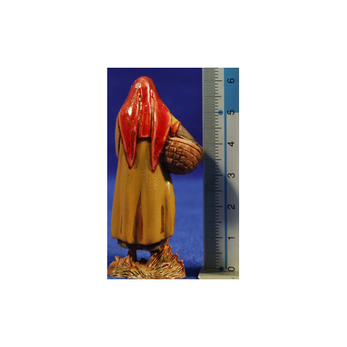 Pastora con cesto 6,5 cm plástico Moranduzzo - Landi estilo ebraico