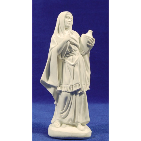 Non painted woman with a jar 20 cm chalk