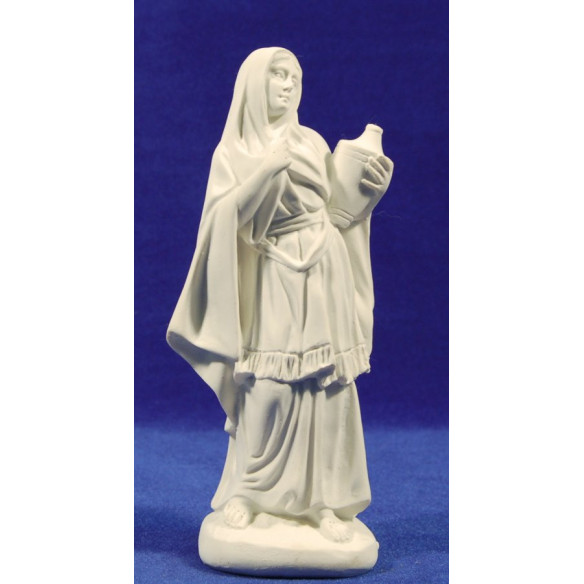 Non painted woman with a jar 20 cm chalk