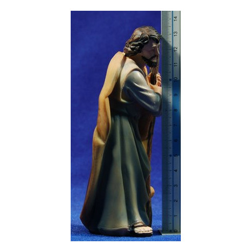 Nativity and kings and shepherd 15 cm resin