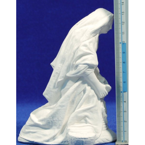 Non painted woman cleaning 18-20 cm chalk
