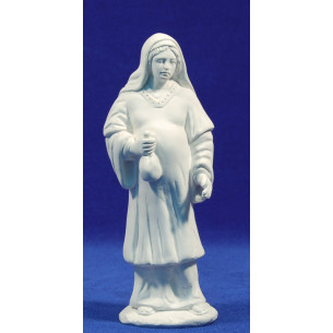 Pastora embarazada sin pintar 18-20 cm yeso