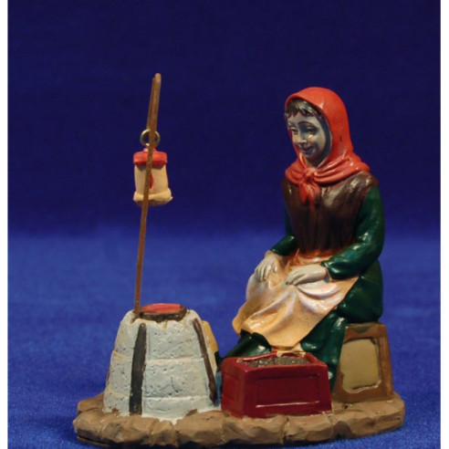 Pastora castañera 11 cm resina