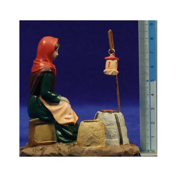 Pastora castañera 11 cm resina