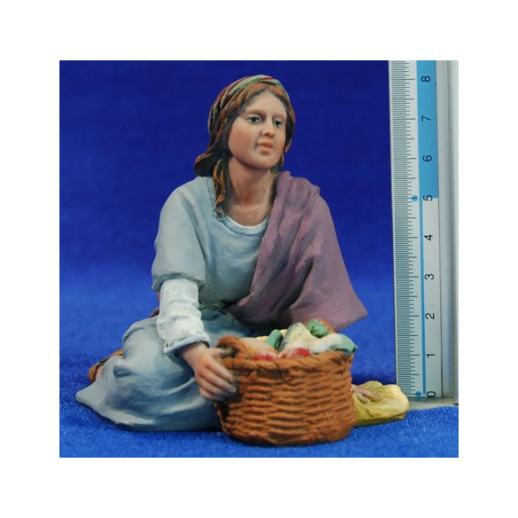 Pastora  15 cm resina Montserrat Ribes