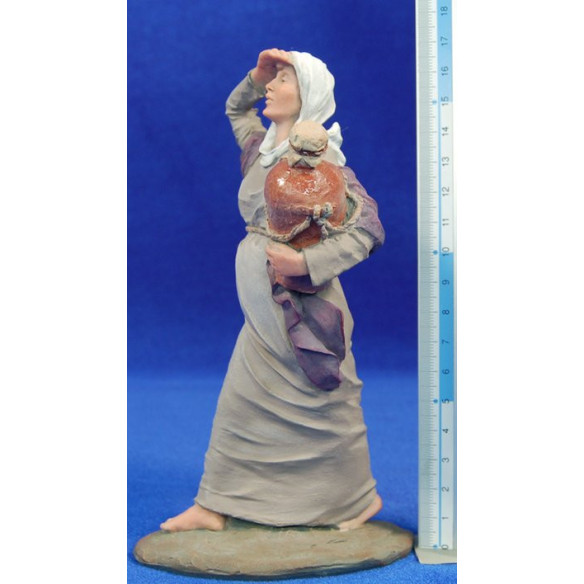 Woman embarassed 17 cm resin Montserrat Ribes