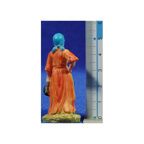 Pastora con jarra 6 cm resina
