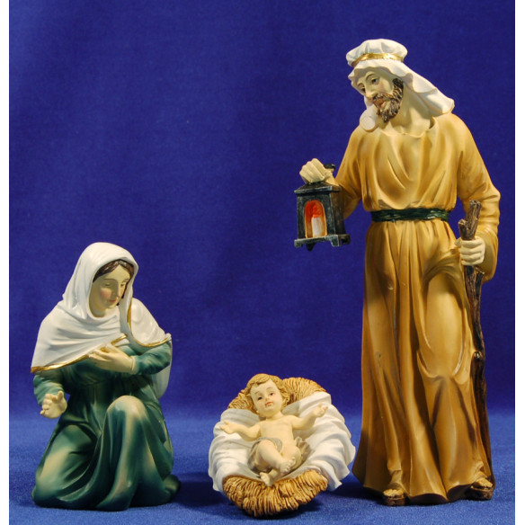 Natività sola 24 cm resina