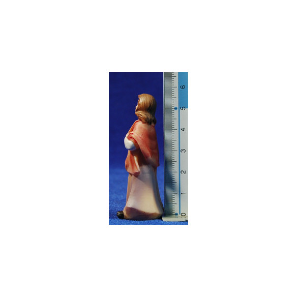 Pastora con linterna 7 cm resina
