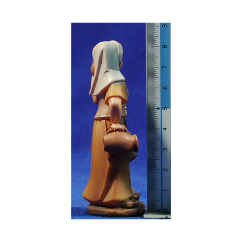 Pastora con jarras 9 cm resina