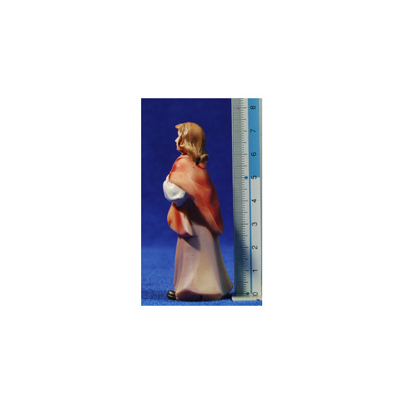 Pastora con linterna 9 cm resina