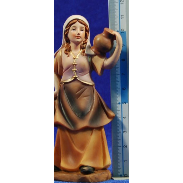 Pastora con brocche 11 cm resina