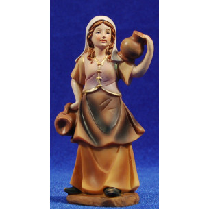Pastora con jarras 11 cm resina
