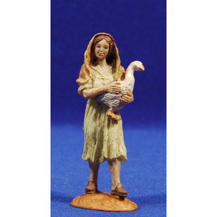 Woman with goose 9 cm durexina hebrew Oliver