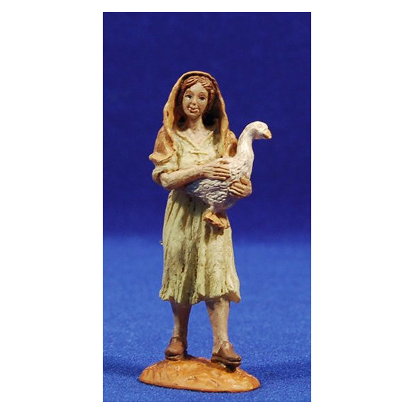 Woman with goose 9 cm durexina hebrew Oliver