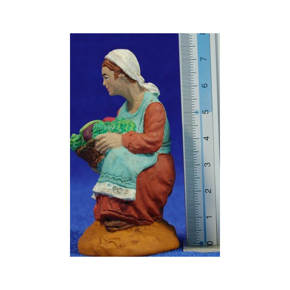 Pastora adorant amb fruita 10 cm durexina Oliver