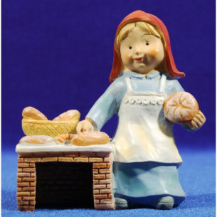 Pastora fornera naïf 10 cm marmolina Oliver