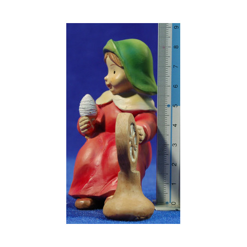 Pastora hilandera naïf 10 cm marmolina Oliver