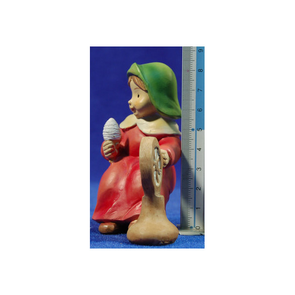 Pastora hilandera naïf 10 cm marmolina Oliver