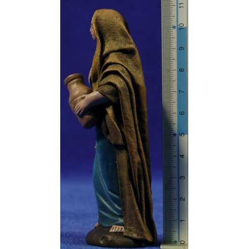 Pastora con jarra 12 cm ropa y barro Figuralia