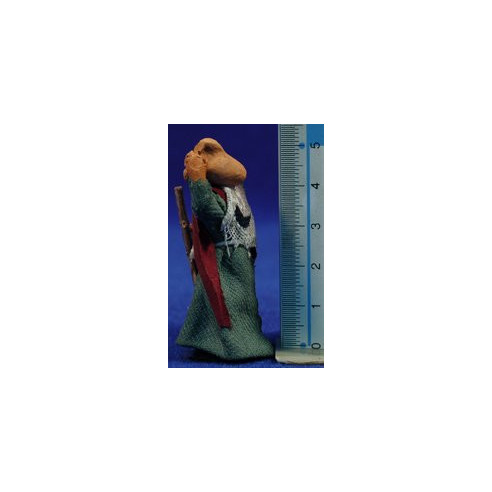 Donna con anfora 5 cm stoffe e terracotta