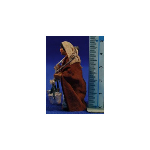 Pastora con cubos 5 cm ropa y barro