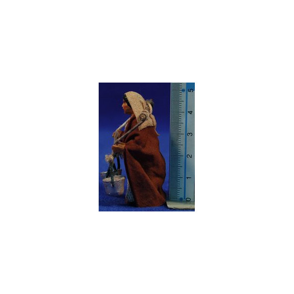 Pastora con cubos 5 cm ropa y barro