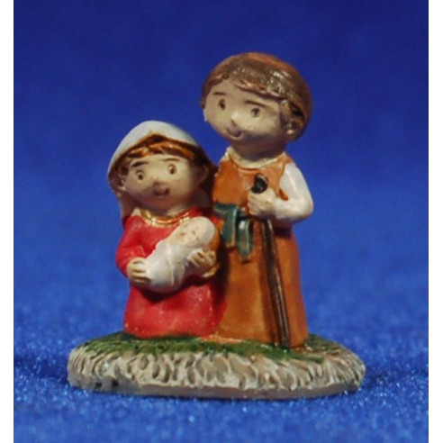 Natività bambini 2 cm resina