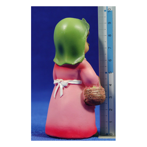 Pastora amb cistell naïf 10 cm marmolina Oliver