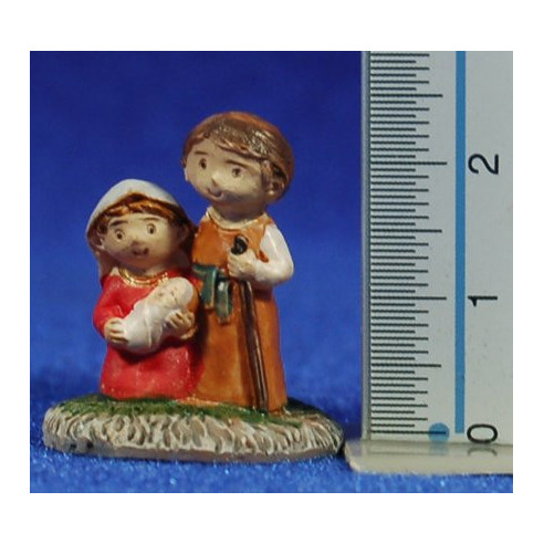 Natività bambini 2 cm resina