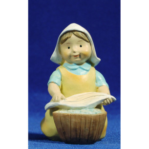 Rentadora naïf 10 cm marmolina Oliver