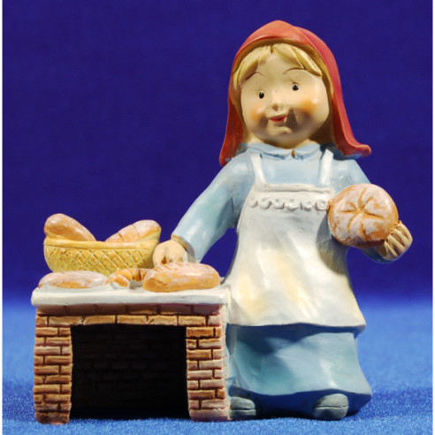 Pastora fornera naïf 10 cm marmolina Oliver
