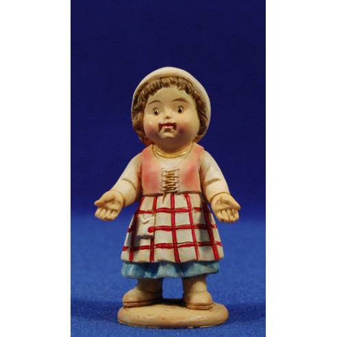 Pastora venedora naïf 8 cm marmolina Belenes Puig